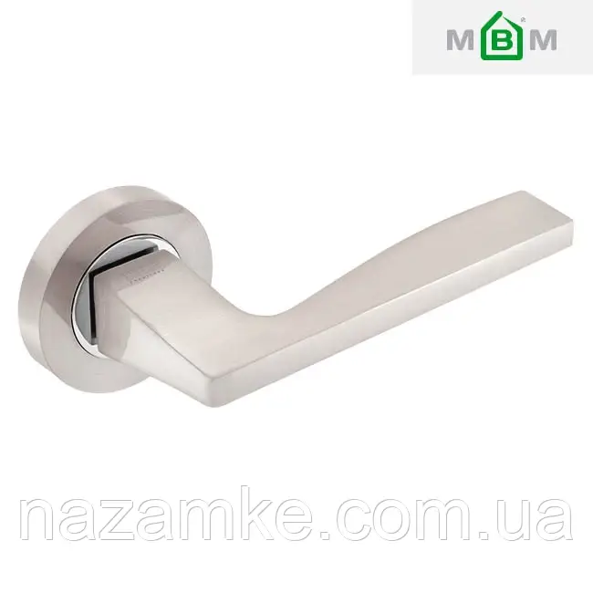 Дверные ручки MVM Linde Style A-1220 SN/CP матовый никель - фото 2 - id-p1494546674