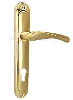 Дверные ручки Punto Corona STL Yale 85 mm GP золото