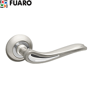 Дверные ручки Fuaro Melody RM SN/CP-3 матовый никель/хром