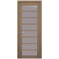 Дверное полотно Виола дуб медовый со стеклом сатин 600 мм