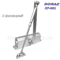 Доводчик дверной Doraz KF-081B (от 80 до 120 кг) серый