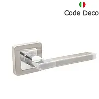 Дверные ручки Code Deco H-22050-A-NIS/NI (матовый никель)