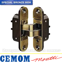 Петли скрытые Cemom D-Sign W 978 AB бронза