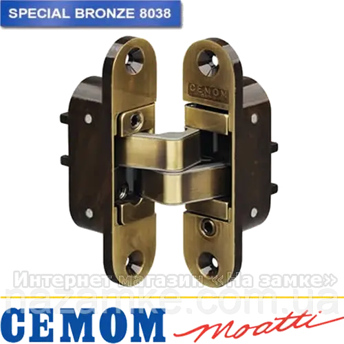 Купить Петли скрытые Cemom D-Sign W 978 AB бронза, цена 693 грн — Prom ...