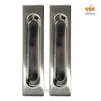 Ручки для раздвижных дверей USK 1-077 SN матовый никель