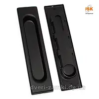 Ручки для розсувних дверей USK 1-077 Black чорні