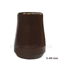 Дверной упор резиновый коричневый D53H60