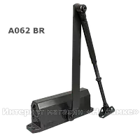 Доводчик дверей EN4 KEDR A 062 BR (коричневый) для дверей весом от 60 до 85 кг