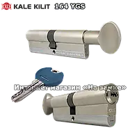 Цилиндровый механизм Kale серии 164YGS 35x10x35 80 mm (ключ-вертушка)
