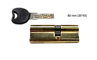 Цилиндр Imperial ZC 80 мм 35x45 PB ключ/ключ