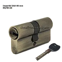 Цилиндр Imperial ZC 60 мм 30/30 ключ/ключ бронза