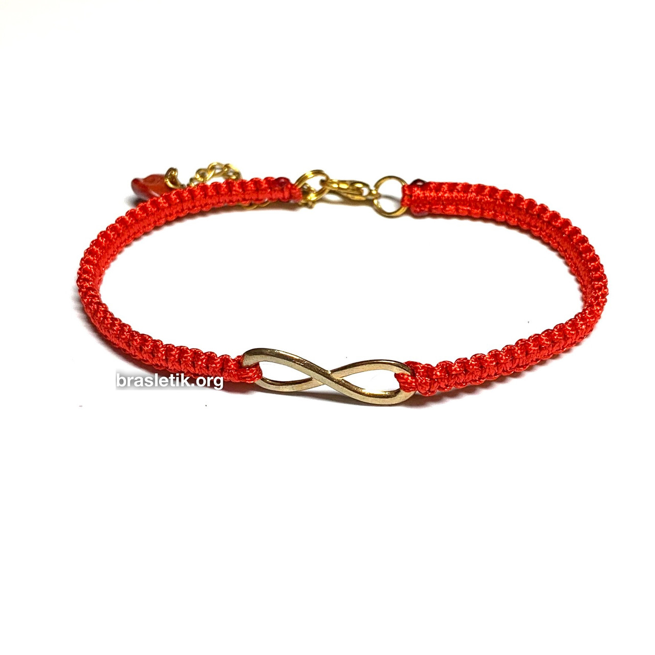 Браслет червоний із нескінченністю Infinity Red, фото 1