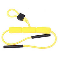 Спортивный шнурок для очков с подушкой - желтый