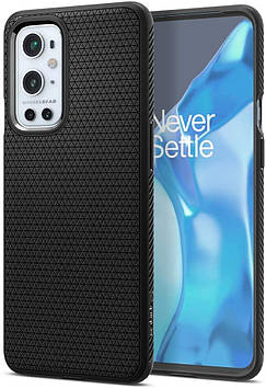 Чохол Spigen для OnePlus 9 Pro — Liquid Air, Matte Black (ACS02681)