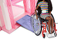 Лялька Барбі шарнірна темношкіра на інвалідному візку Barbie Fashionistas #166 Made to Move GRB94, фото 7