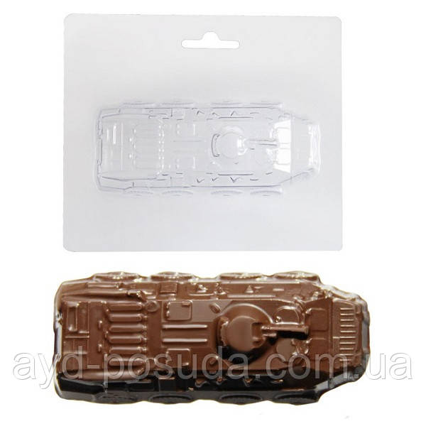 Пластикова форма для шоколаду "БТР" арт. ВК02062130, фото 1
