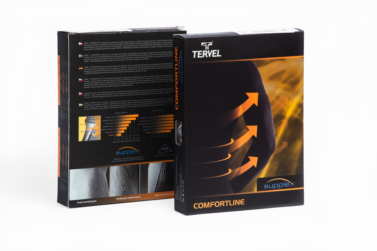 Размер L Термобелье мужское спортивное Tervel Comfortline (original), комплект, зональное, бесшовное - фото 7 - id-p1494591624