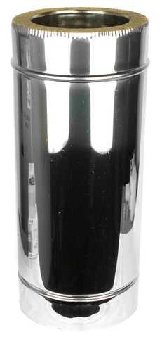 Труба для димоходу 0.5 метра 120/180 aisi 304 0,5 мм