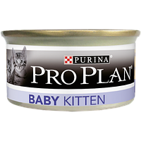 Консервированный порционный корм для котят PURINA PRO PLAN® BABY KITTEN с курицей 85 г