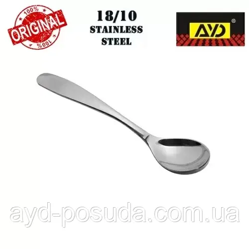 Ложка кавова "Premium" AYD (полірована нержавіюча сталь 18/10, 6 шт. в упаковці), арт. 312018
