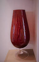 Ексклюзив! Декоративна ваза-бокал, Франція, кольорове скло
