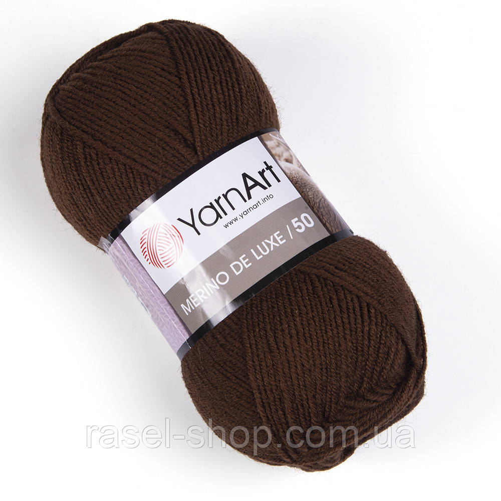 Yarnart Merino De Luxe 50 №3067 светло-коричневый
