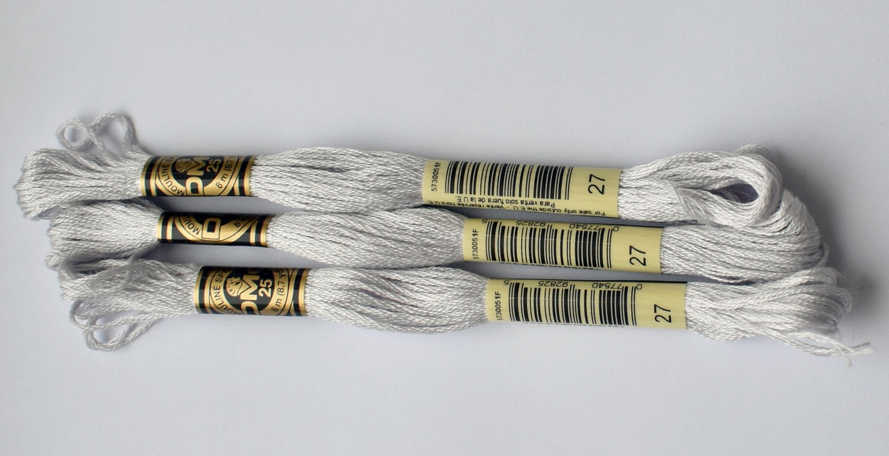 Нитки муліне DMC колір 27 білий фіалковий, арт.117, фото 1