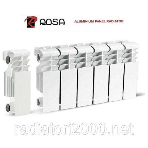 Алюминиевый секционный радиатор отопления ROSA 200/100 Польша  .