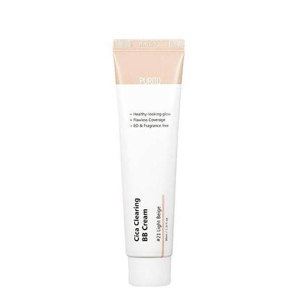 BB крем з екстрактом центелли PURITO Cica Clearing bb cream (тон 23) 30 мл, фото 1