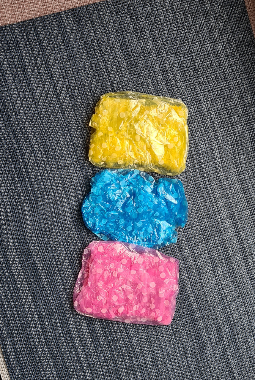 Шапочки для душу набір 3шт, фото 1