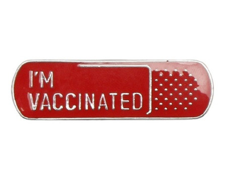 Брошка до Дня медична, Я вакцинований, фото 1