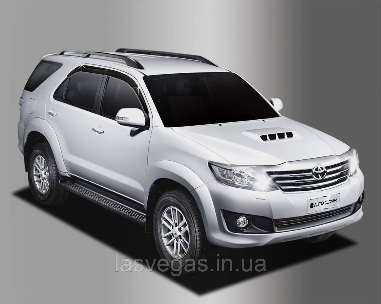 Дефлектори вікон, вітровики Toyota Fortuner 2005-2016 (Autoclover/A198), фото 1