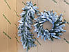 Гірлянда хвойна лита Елітна Засніжена 1м / Декоративна Ялинкова гілка / Ялинкова літа гірлянда для каміна / Ялинка, фото 8