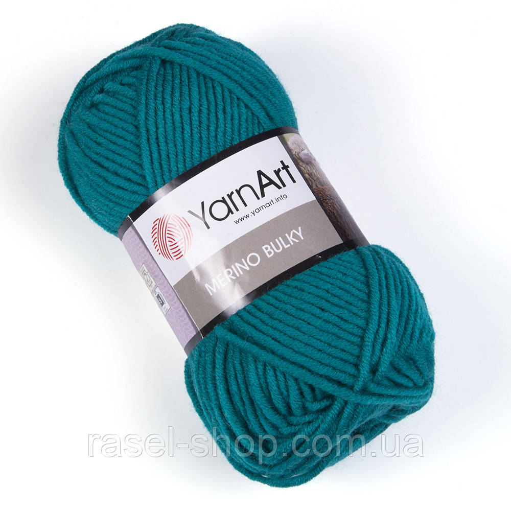 Yarnart Merino Bulky №11448 изумруд, фото 1
