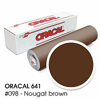 Коричневий матовий Oracal 641 800, плотерна самоклейка плівка