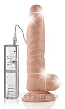 Реалістичний вібратор з пультом управління Real Extreme Vibrating Dildo 8.5", фото 2