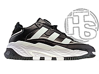 Мужские кроссовки Adidas Niteball Black White ALL05679