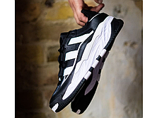 Чоловічі кросівки Adidas Niteball Black White ALL05679, фото 3