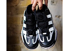 Чоловічі кросівки Adidas Niteball Black White ALL05679, фото 4