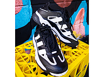 Чоловічі кросівки Adidas Niteball Black White ALL05679, фото 6