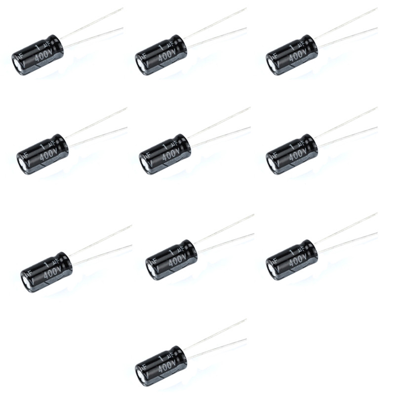 Конденсатор електролітичний алюмінієвий 10шт, 1мкФ 400В 105С, фото 1
