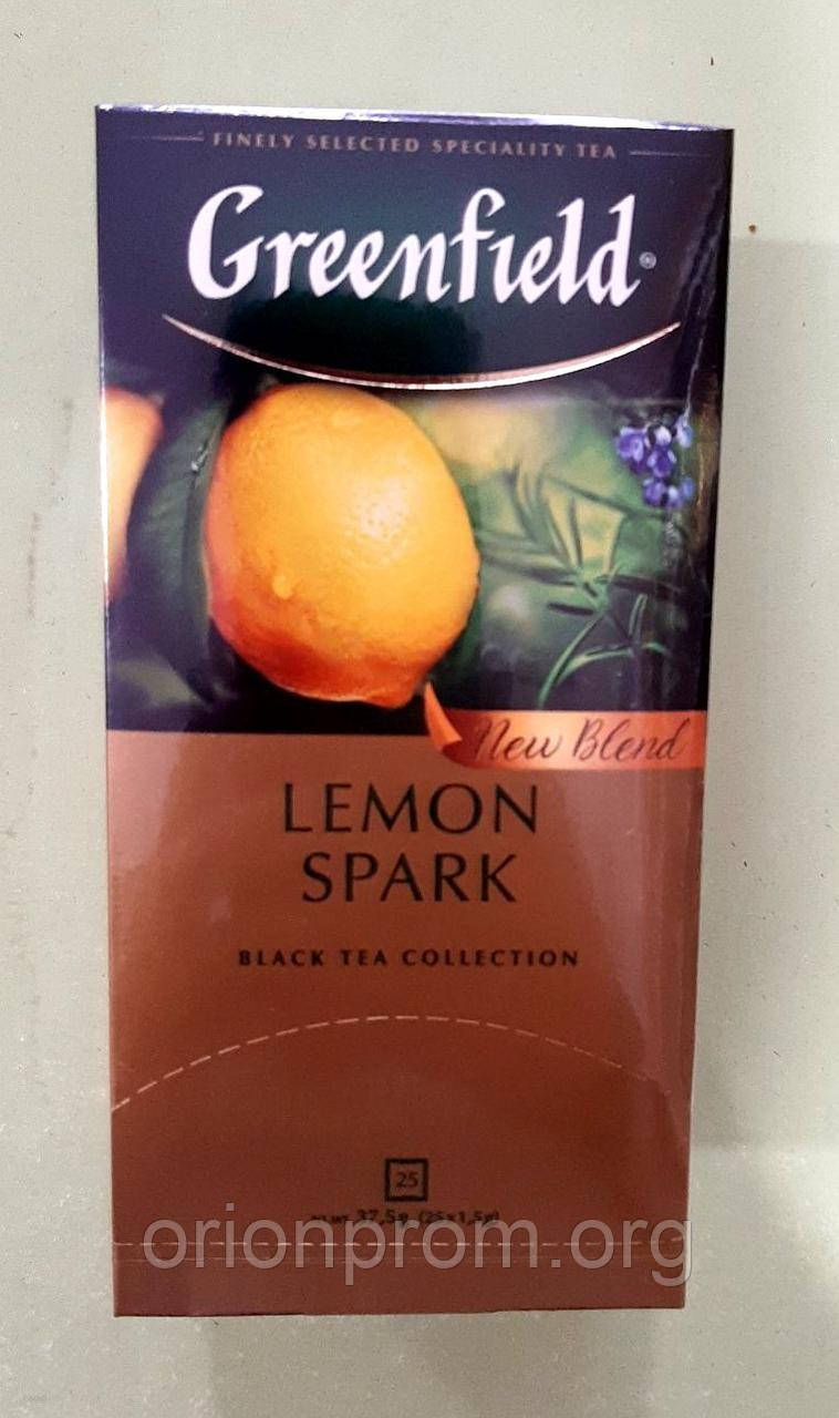 Чай Greenfield Lemon Spark 25 пакетів чорний