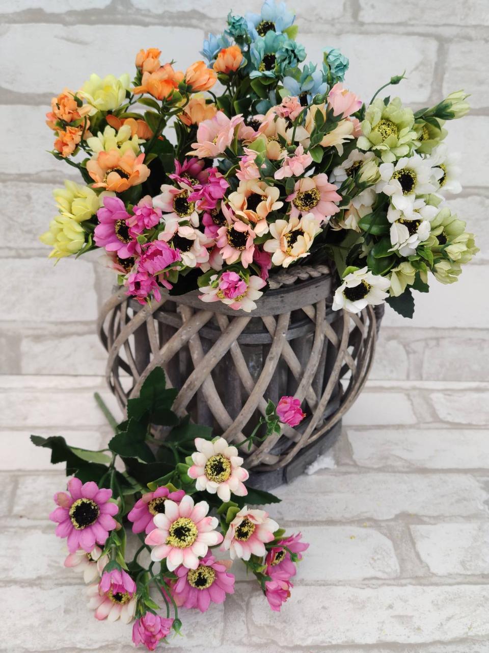 Ромашка штучна, букет для декору h-32 см, фото 1