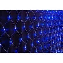 Гірлянда Xmas LED 180 світлодіодна 2м*2м синій сітка гірлянда новорічна