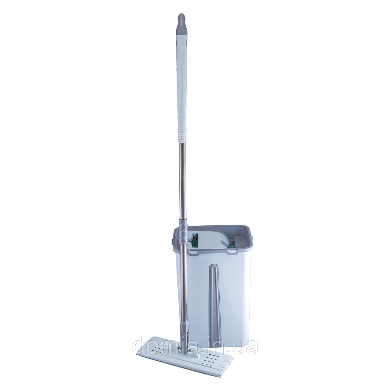 Плоска швабра з відром "Maxi Flat Mop" 12л в кольоровій упаковці ZB-300, Zambak Plastik, Туреччина