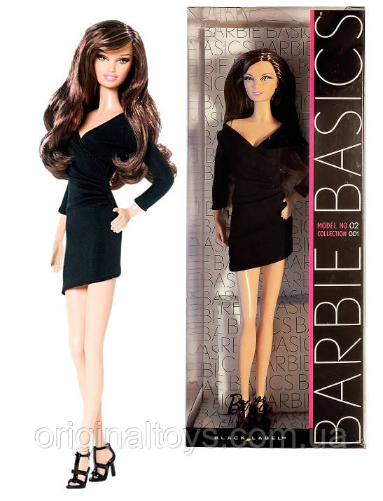 Колекційна лялька Барбі Базова модель №2 Barbie Basics Model No. 02 Collection 001 Black Label Mattel, фото 1