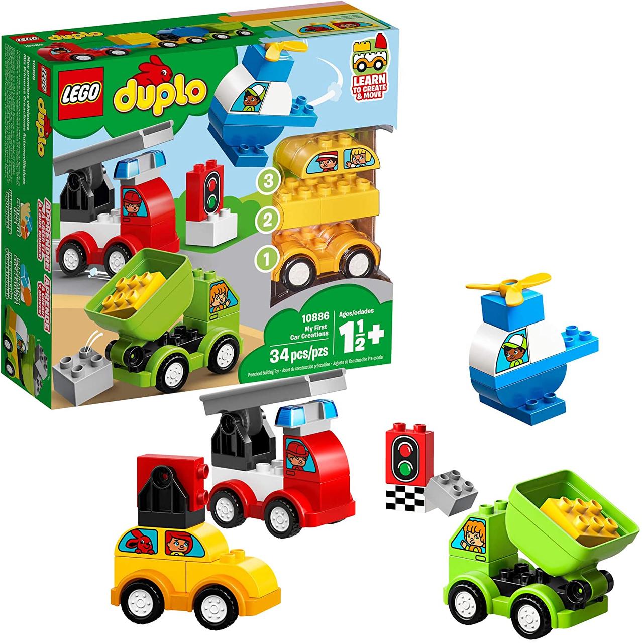 LEGO 10886 Duplo Мої перші машини конструктор лего дупло, фото 1