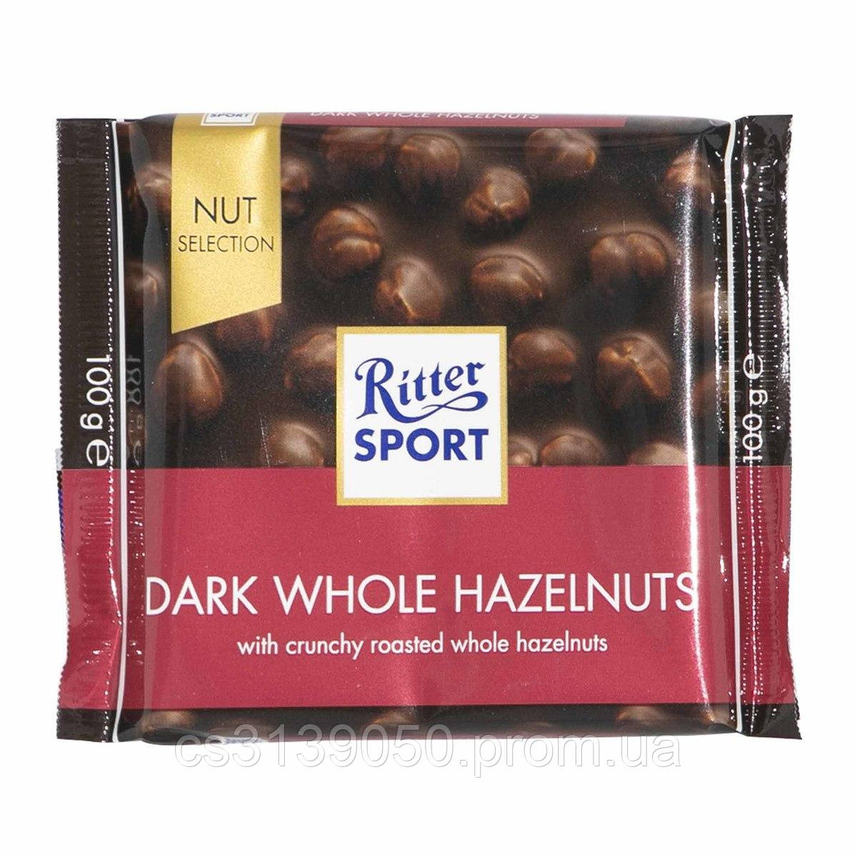 Ritter Sport Dark Whole Hazelnuts 100гр. - фото 1 - id-p1494694477