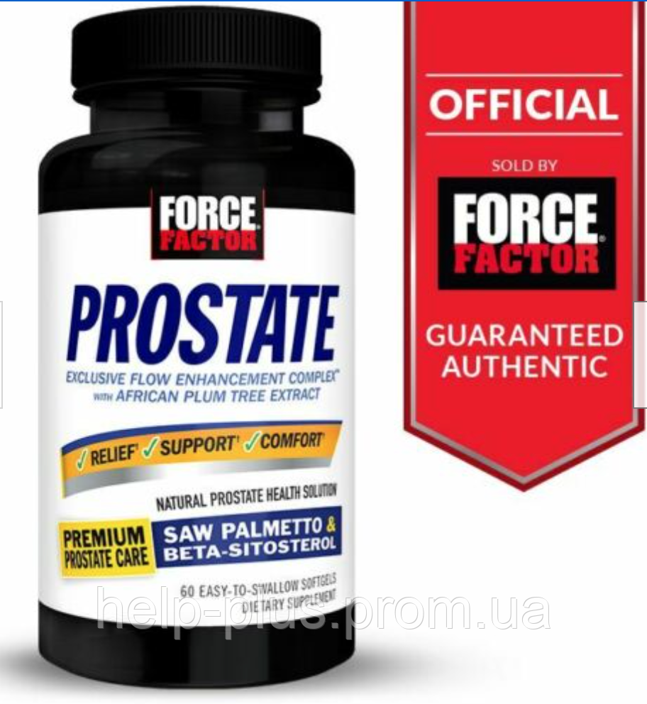 Force Factor, Prostate, натуральное средство для здоровья простаты, 60 удобных капсул - фото 4 - id-p1494698246