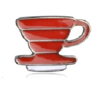 Брошка-брешка пін значок метал кава Чашка, фото 1